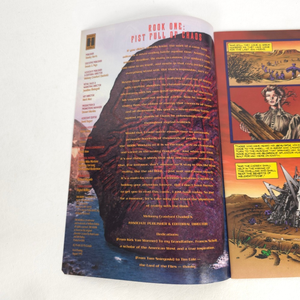 The Rook Comic Book Lot Issues 1 & 2 Harris Comics 1995 Sniegoski Sci-Fi Fantasy - Picture 3 of 5